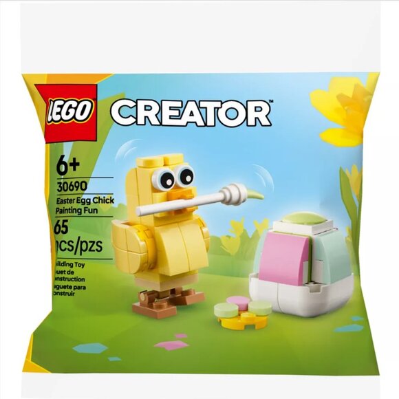 LEGO Creator Easter Egg Chick Painting Fun Building Kit 30690 Stocking Stuffer B - Picture 1 of 8